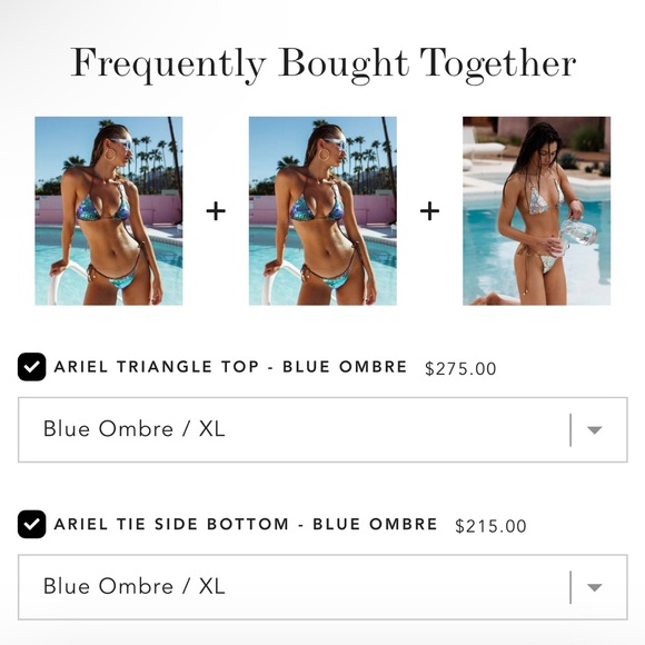 NWT beach bunny bikini Ariel extremely rare XL set - Picture 16 of 16